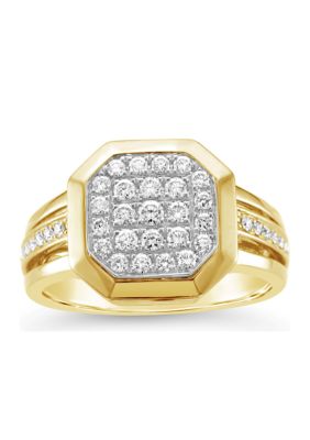 Le Vian Men's 5/8 ct. t.w. Vanilla Diamonds Ring in 14K Two Tone Gold, 7