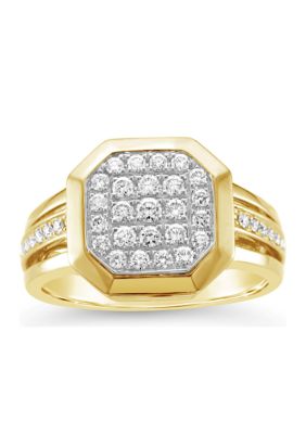 Men's 5/8 ct. t.w. Vanilla Diamonds® Ring in 14K Two Tone Gold