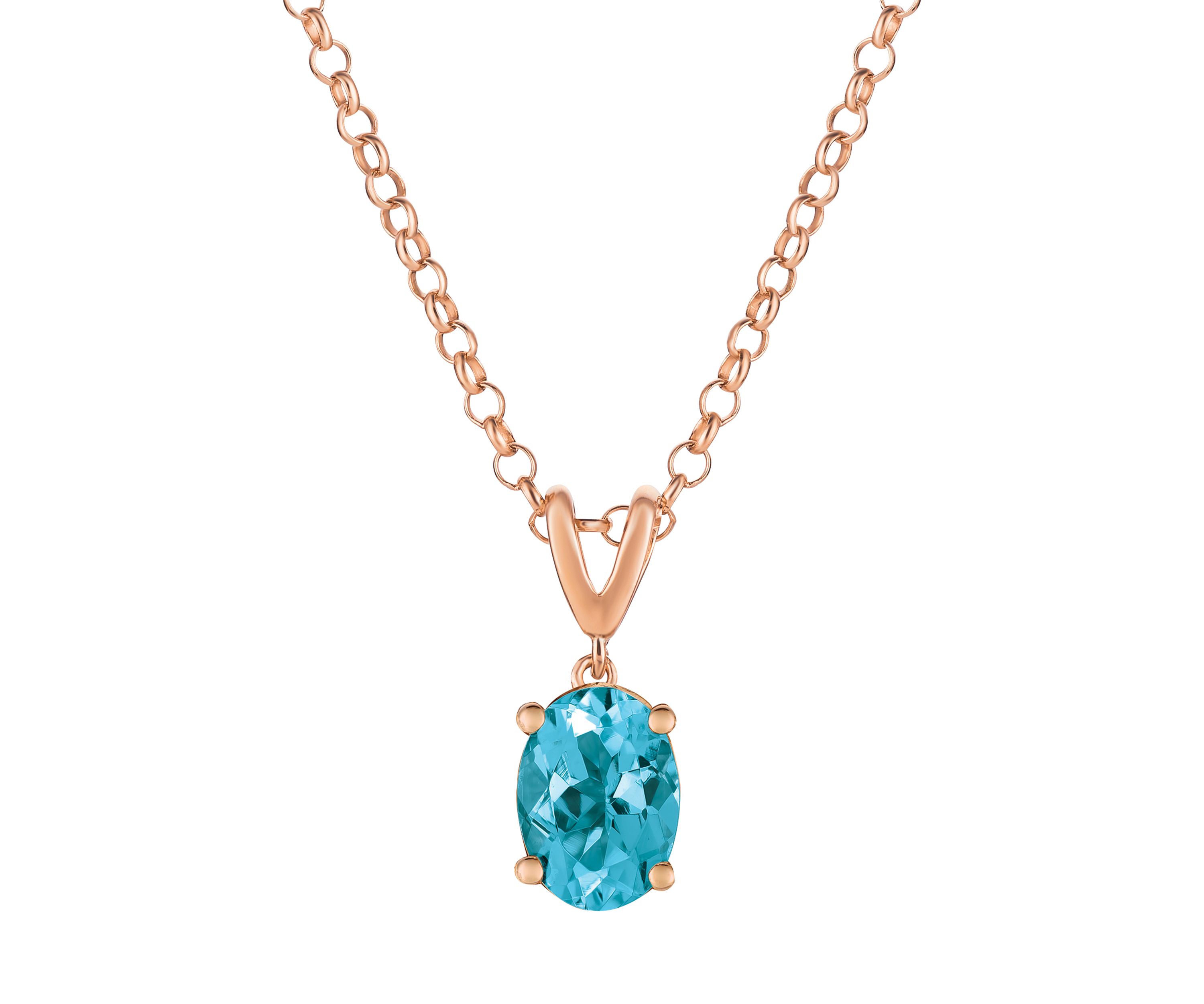 2 ct. t.w. Blue Topaz Pendant Necklace in Sterling Silver