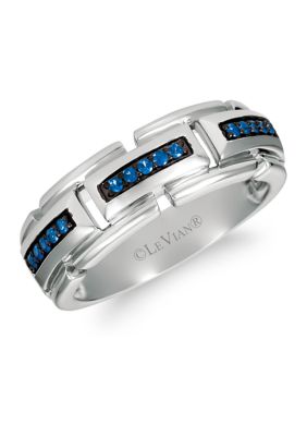 Le Vian Men's 1/5 ct. t.w. Blueberry Sapphireâ¢ Ring in 14K Vanilla Gold