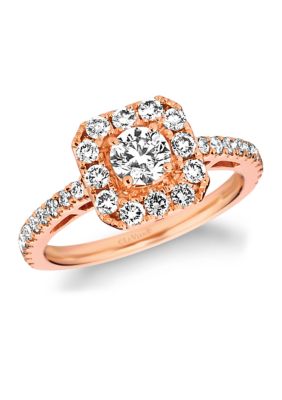 1.11 ct. t.w. Nude Diamonds™ Ring in 14K Strawberry Gold®