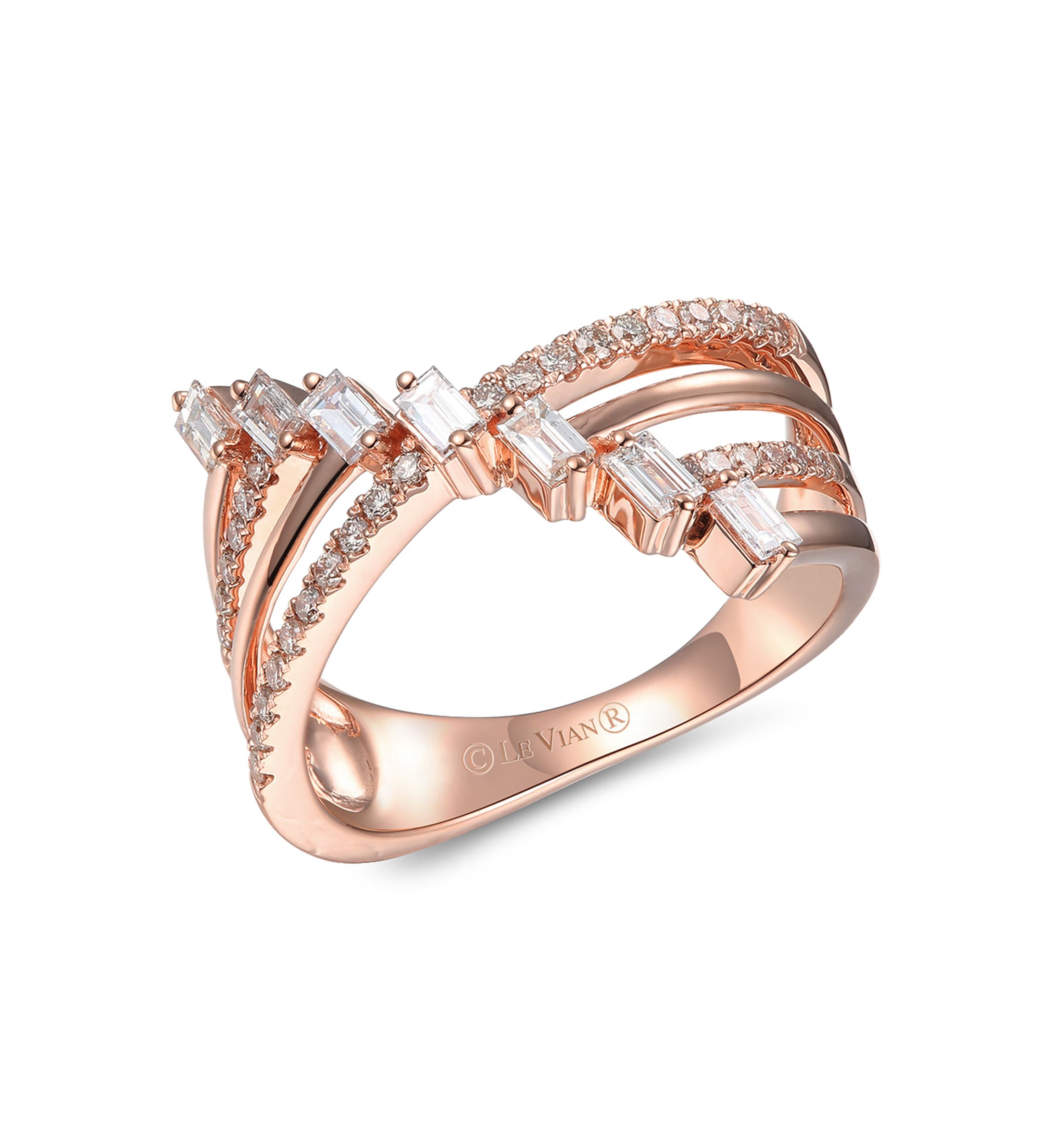 5/8 ct. t.w. Vanilla Diamonds® Ring in 14K Strawberry Gold®
