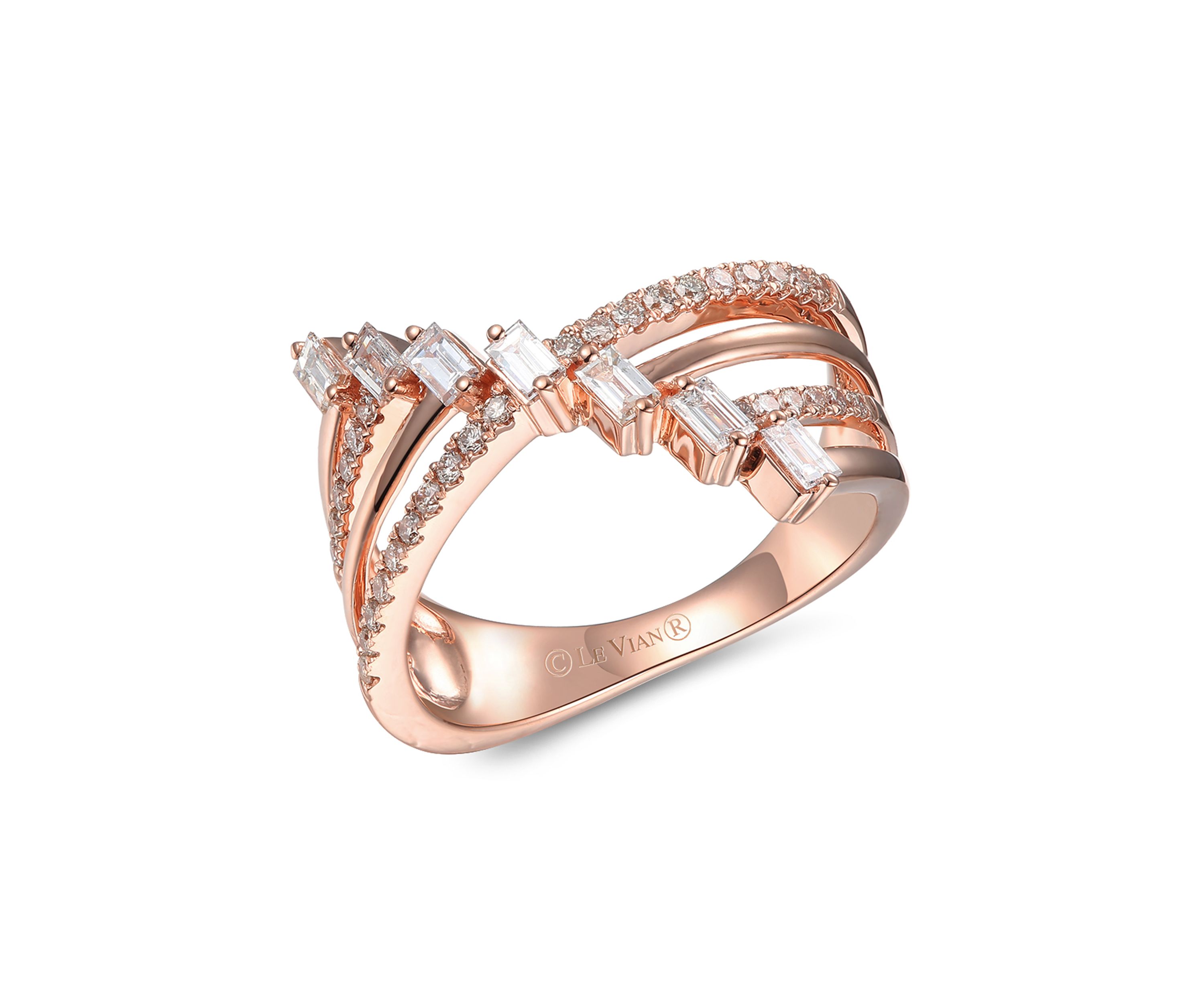 5/8 ct. t.w. Vanilla Diamonds® Ring in 14K Strawberry Gold®