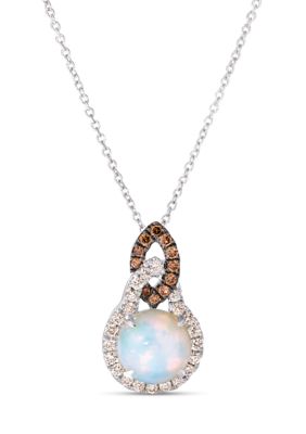 Le Vian Diamond Opal Necklace