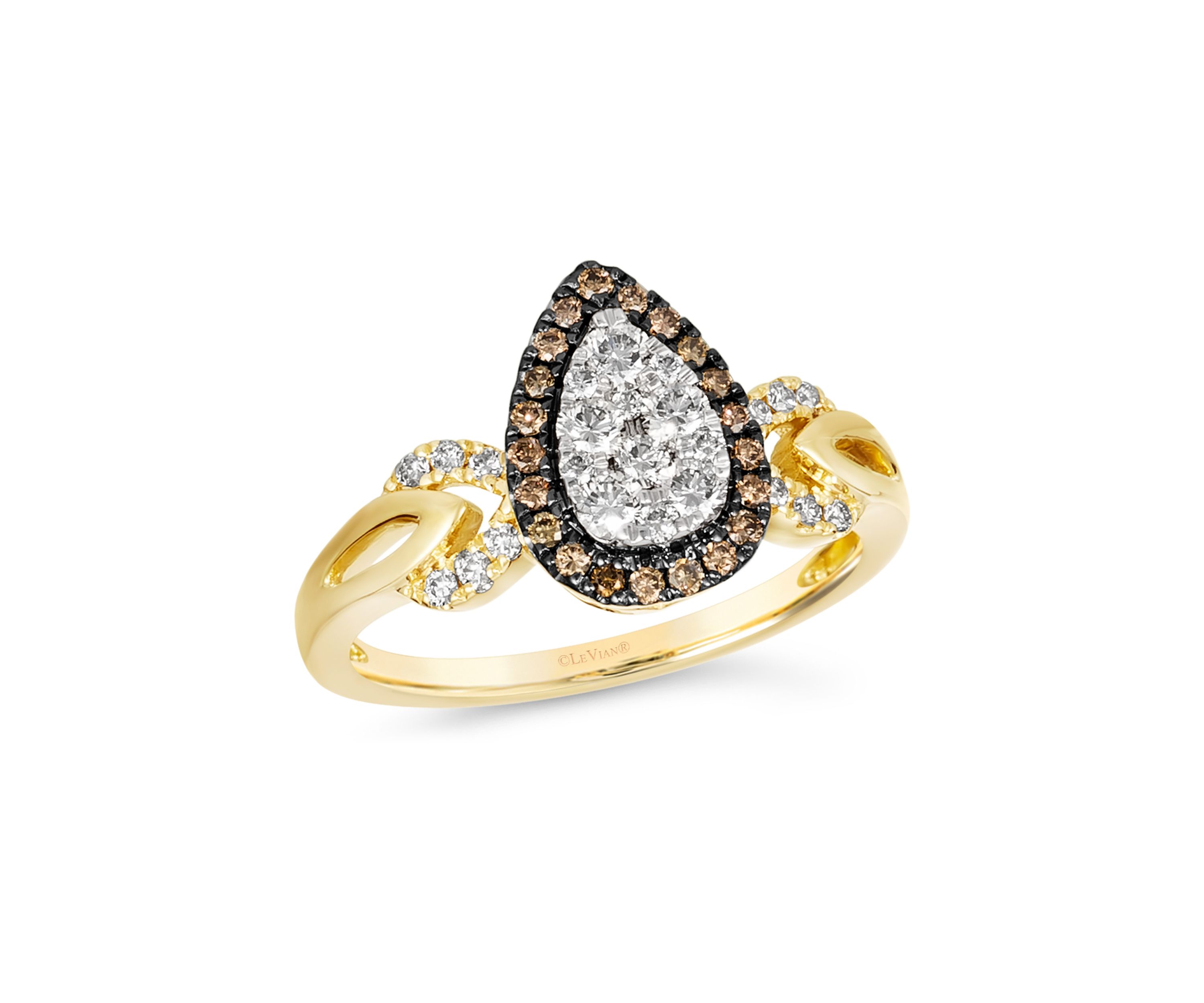  1/2 ct. t.w. Diamond Ring in 14K Two Tone Gold 