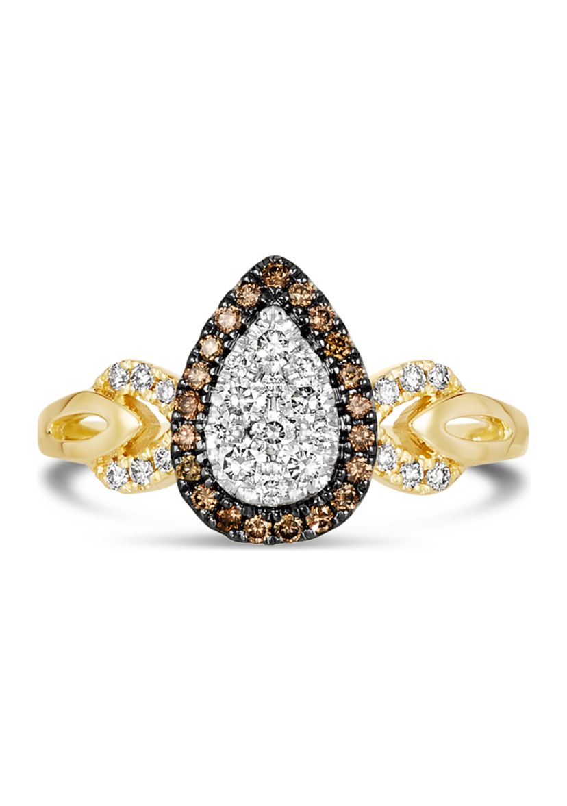  1/2 ct. t.w. Diamond Ring in 14K Two Tone Gold 