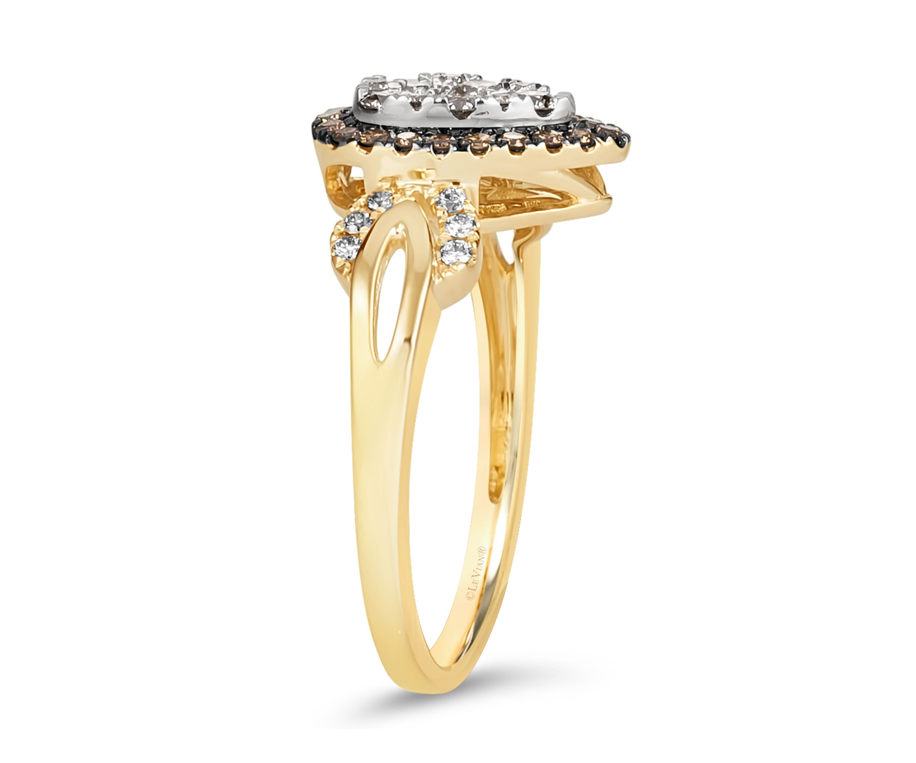  1/2 ct. t.w. Diamond Ring in 14K Two Tone Gold 