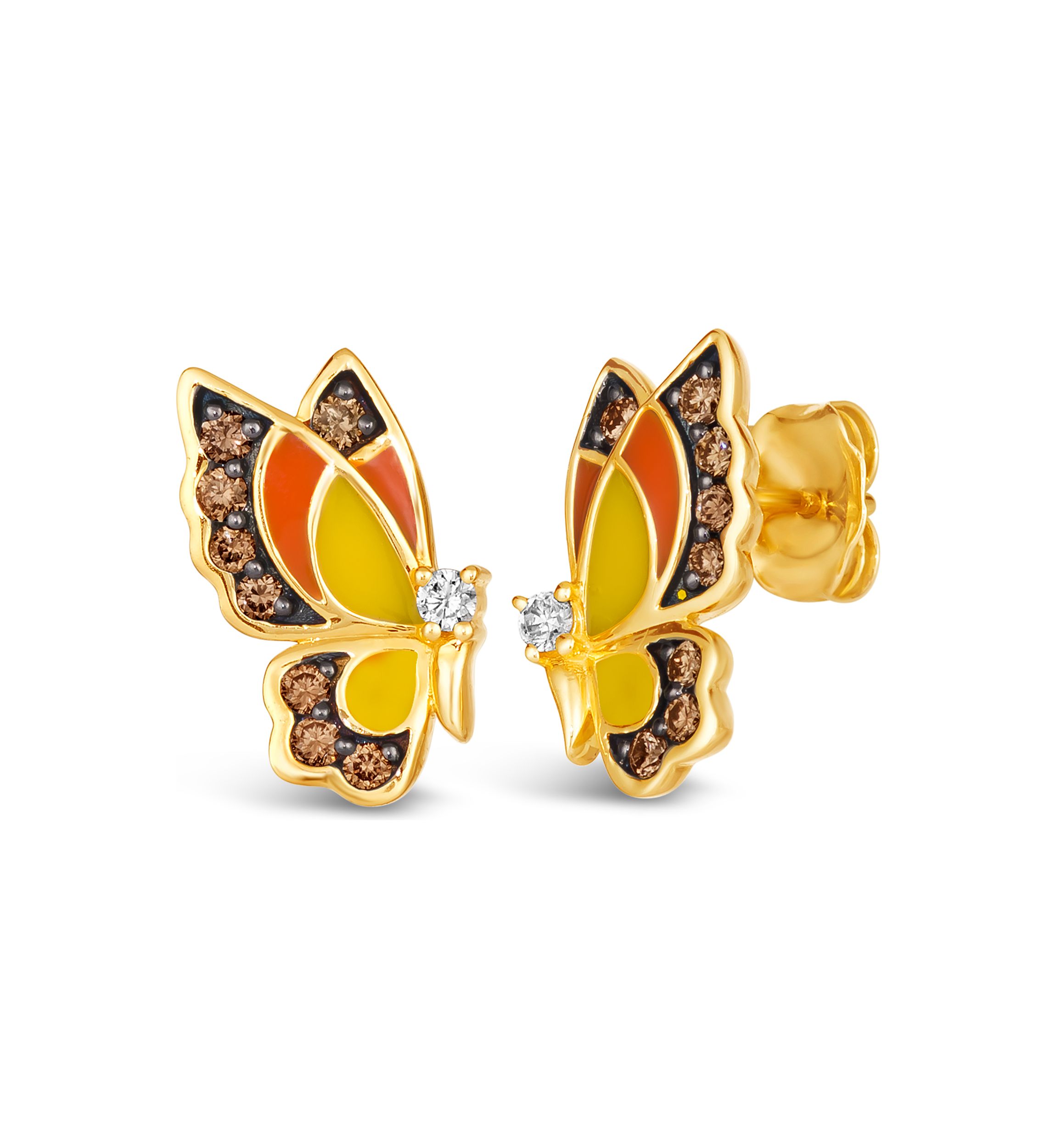1/3 ct. t.w. Diamond Butterfly Earrings