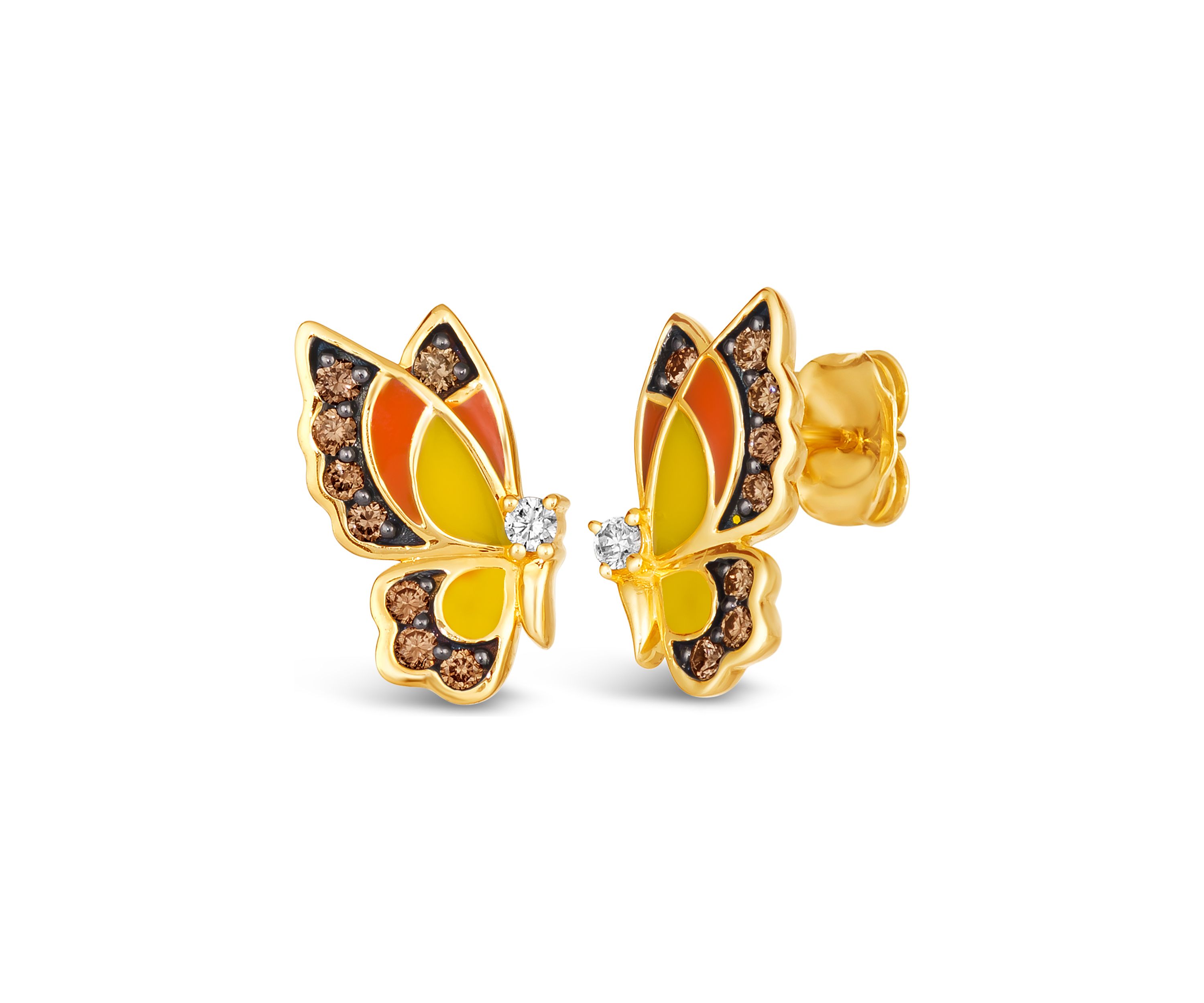 1/3 ct. t.w. Diamond Butterfly Earrings