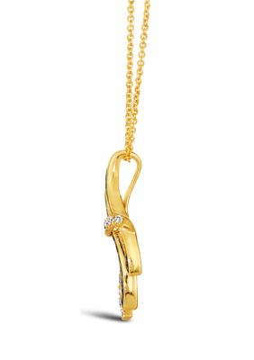 3/8 ct. t.w. Diamond Pendant Necklace in 14K Honey Gold™ 