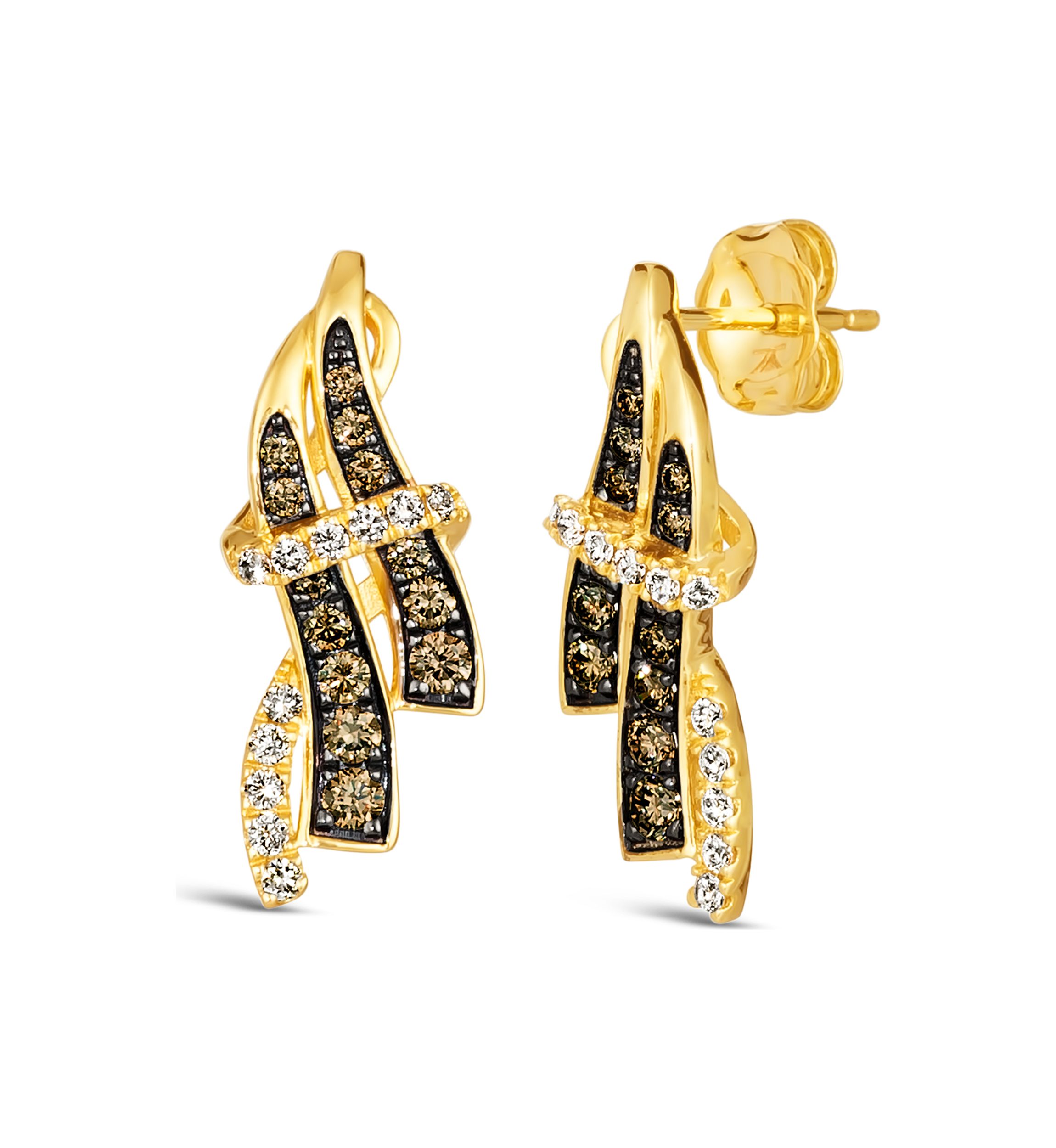 5/8 ct. t.w. Diamond Earrings in 14K Honey Gold™