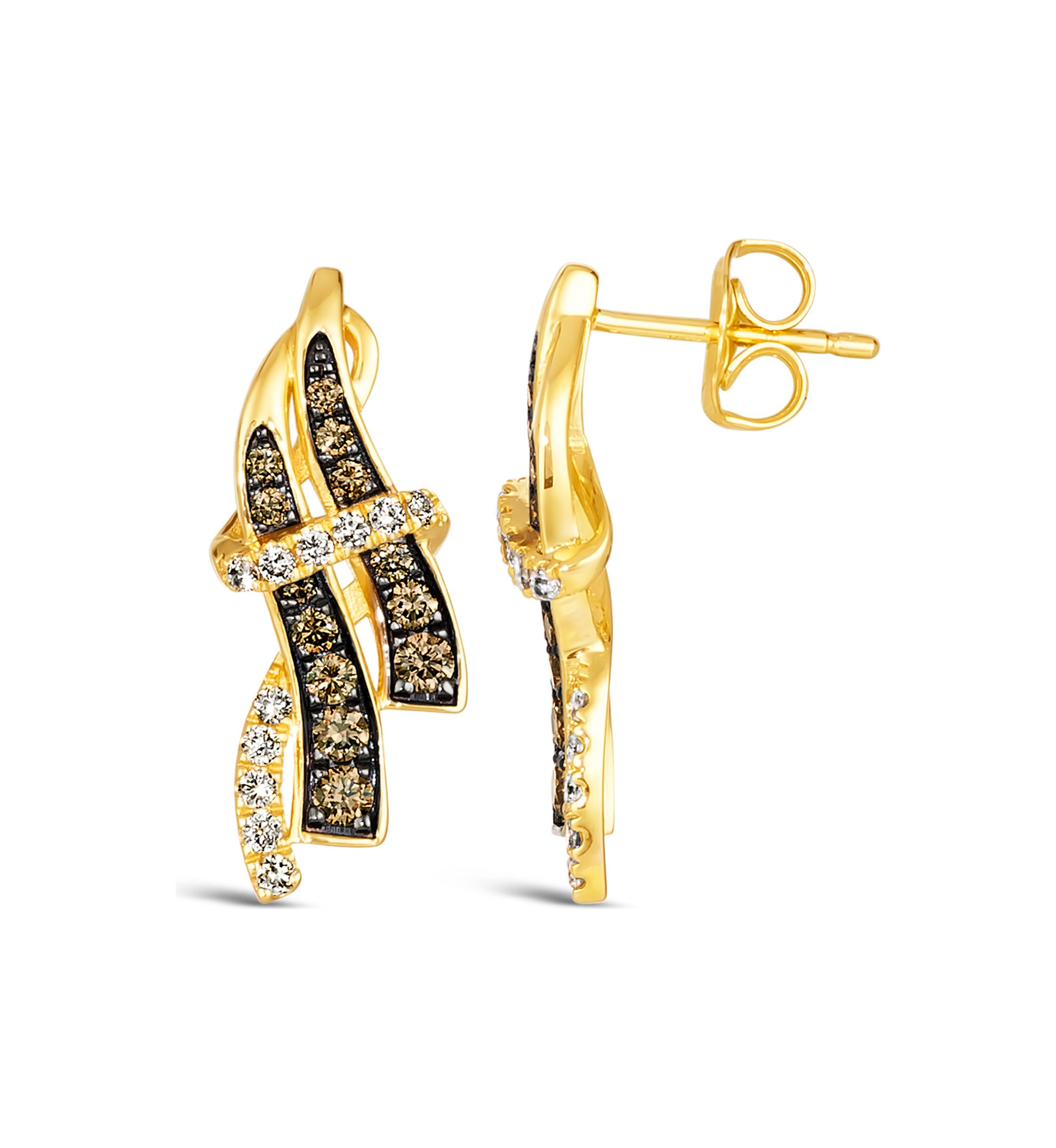 5/8 ct. t.w. Diamond Earrings in 14K Honey Gold™