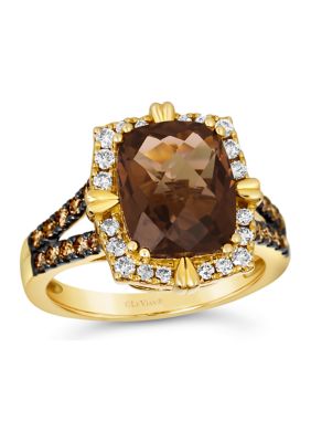 Le Vian® 4 ct. t.w. Chocolate Quartz®, 1/4 ct. t.w. Nude Diamonds™, 1/3