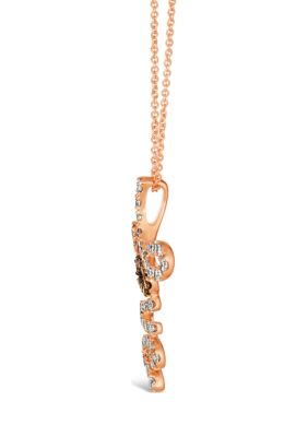 1/2 ct. t.w. Diamond Pendant Necklace in 14K Strawberry Gold® 
