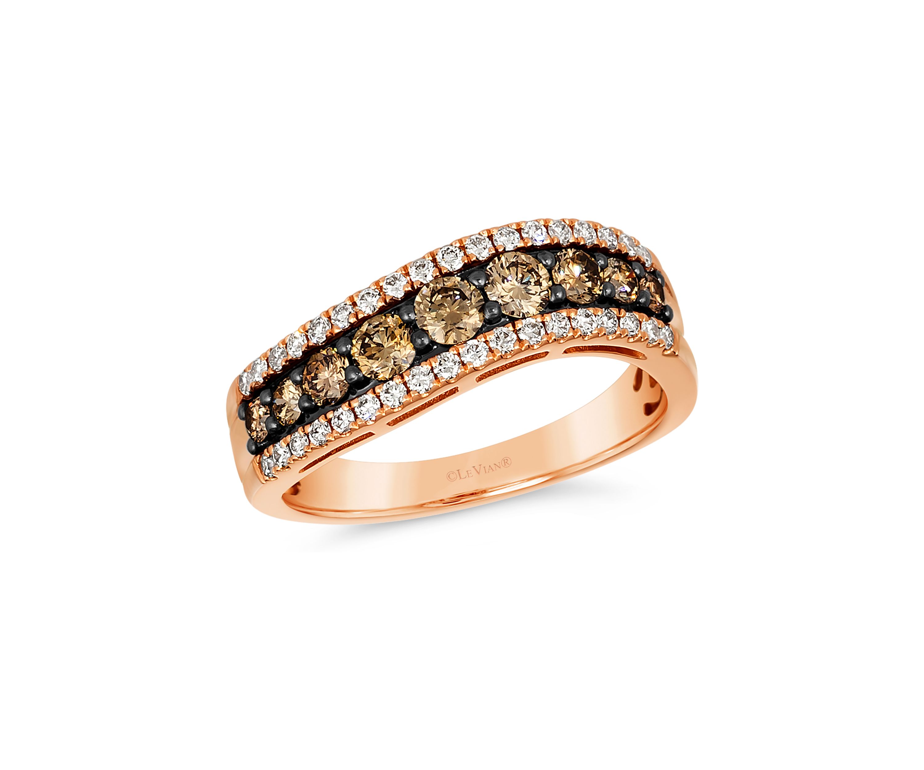  7/8 ct. t.w. Diamond Ring in 14K Rose Gold 