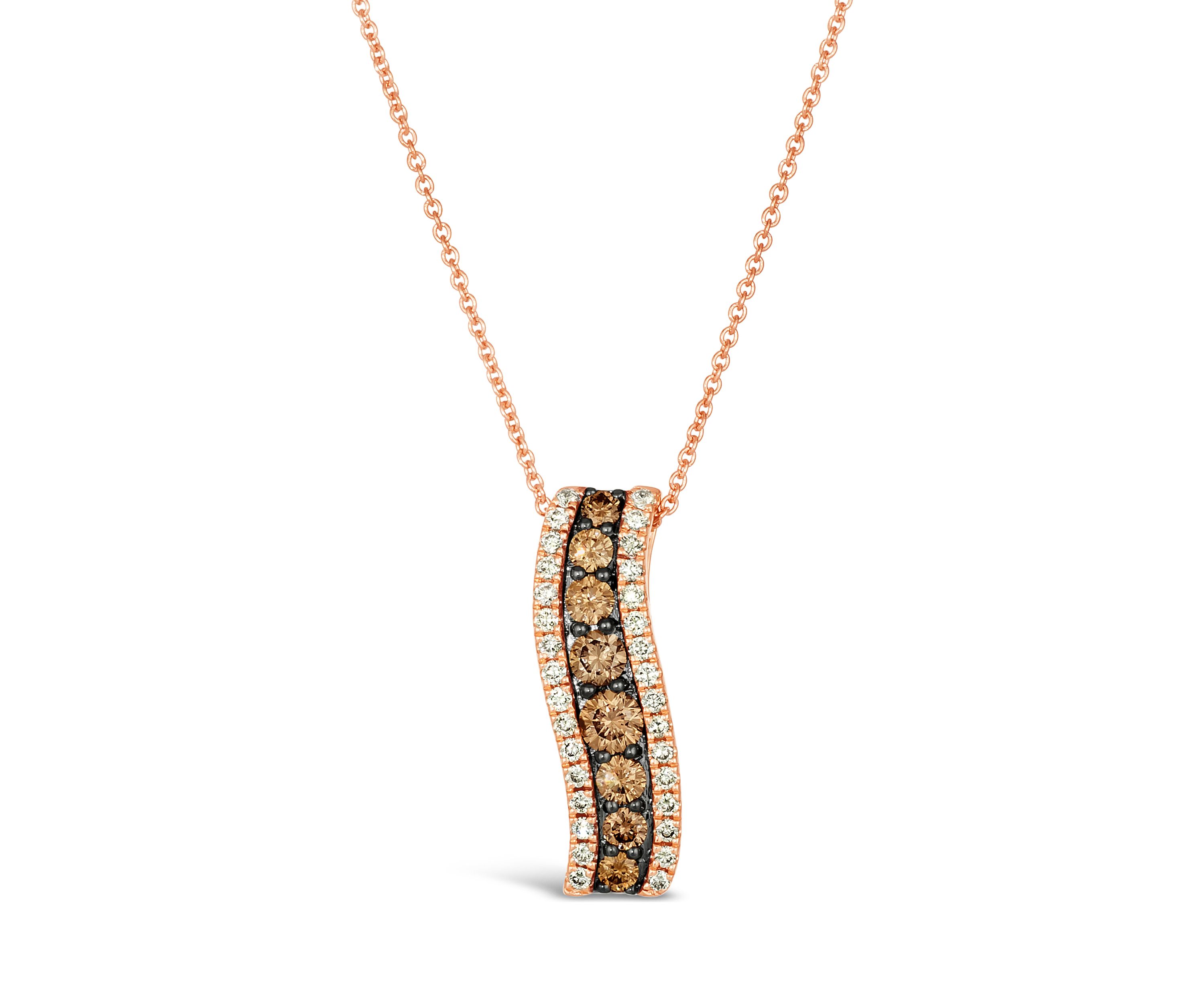 3/4 ct. t.w. Diamond Pendant Necklace in 14K Strawberry Gold® 