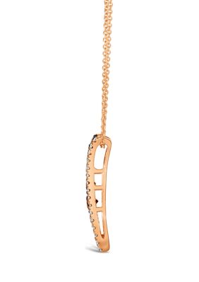 3/4 ct. t.w. Diamond Pendant Necklace in 14K Strawberry Gold® 