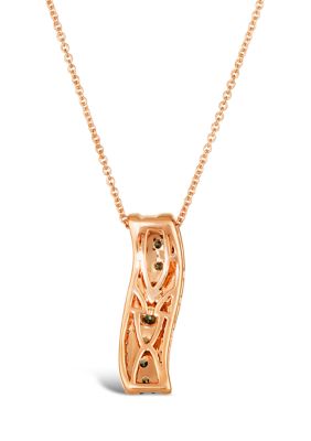 3/4 ct. t.w. Diamond Pendant Necklace in 14K Strawberry Gold® 