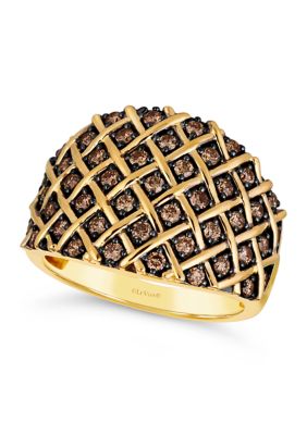 Le Vian ChocolatierÂ® Ring featuring 3/4 ct. t.w. Chocolate Diamonds set in 14K Honey Gold -  5400455TSMM8
