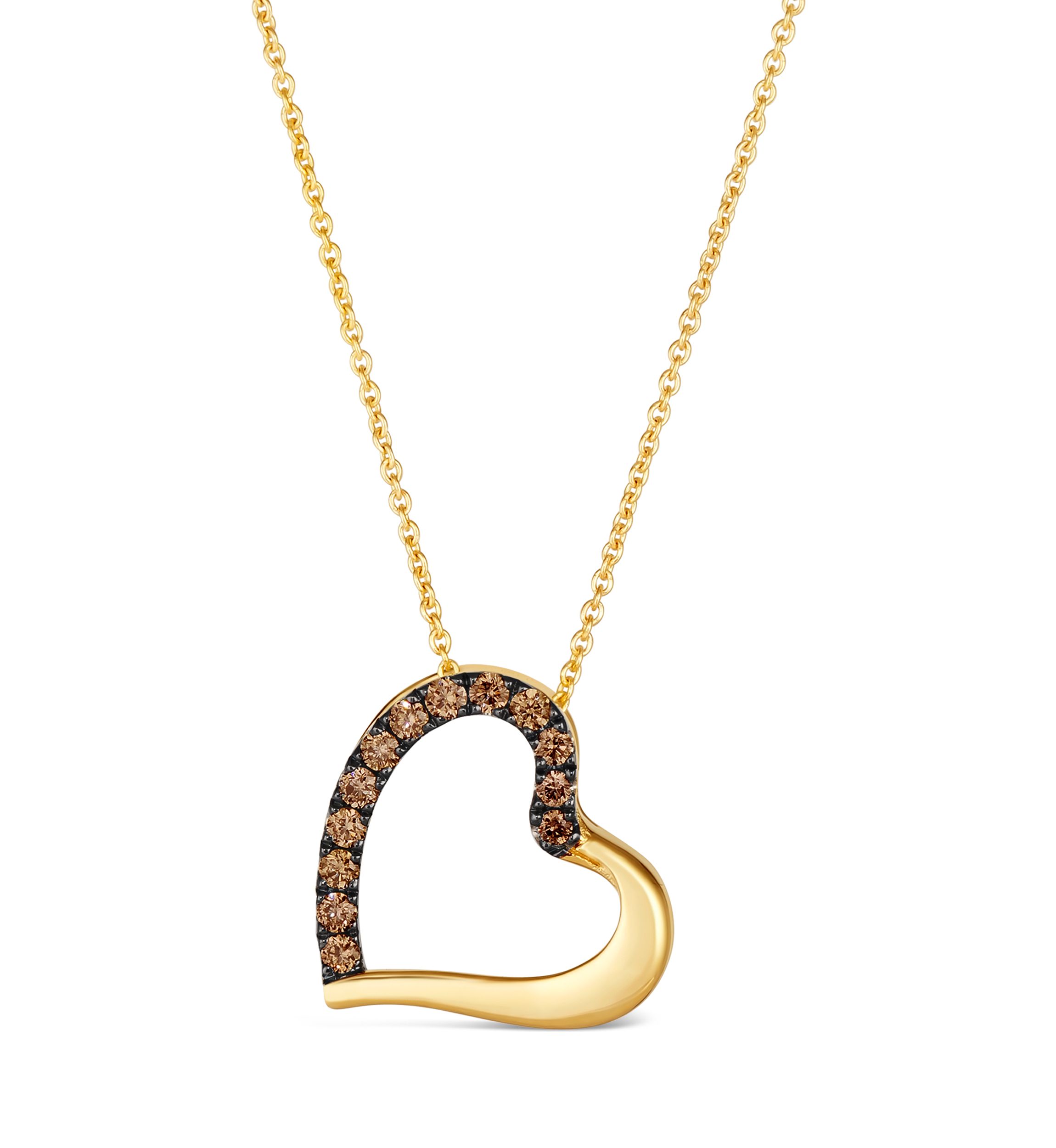 Le Vian® GODIVA x Le Vian® 1/5 ct. t.w. Chocolate Diamond Open