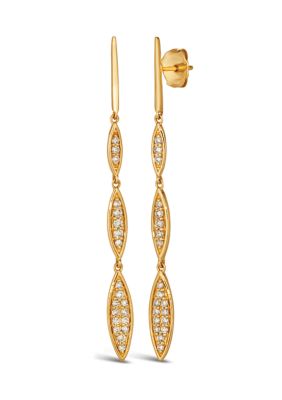 Le Vian® 3/8 ct. t.w. Nude Diamonds™ Earrings in 14K Honey Gold™ | Belk