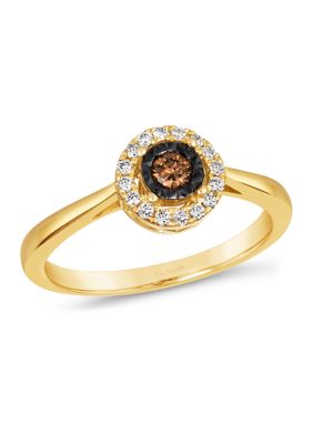 Le Vian Diamond Illusion 1/5 Ct. T.w. Diamond Statement Ring In 14K Yellow Gold