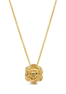 Diamond Illusion 1/5 ct. t.w. Diamond Pendant Necklace in 14K Yellow Gold