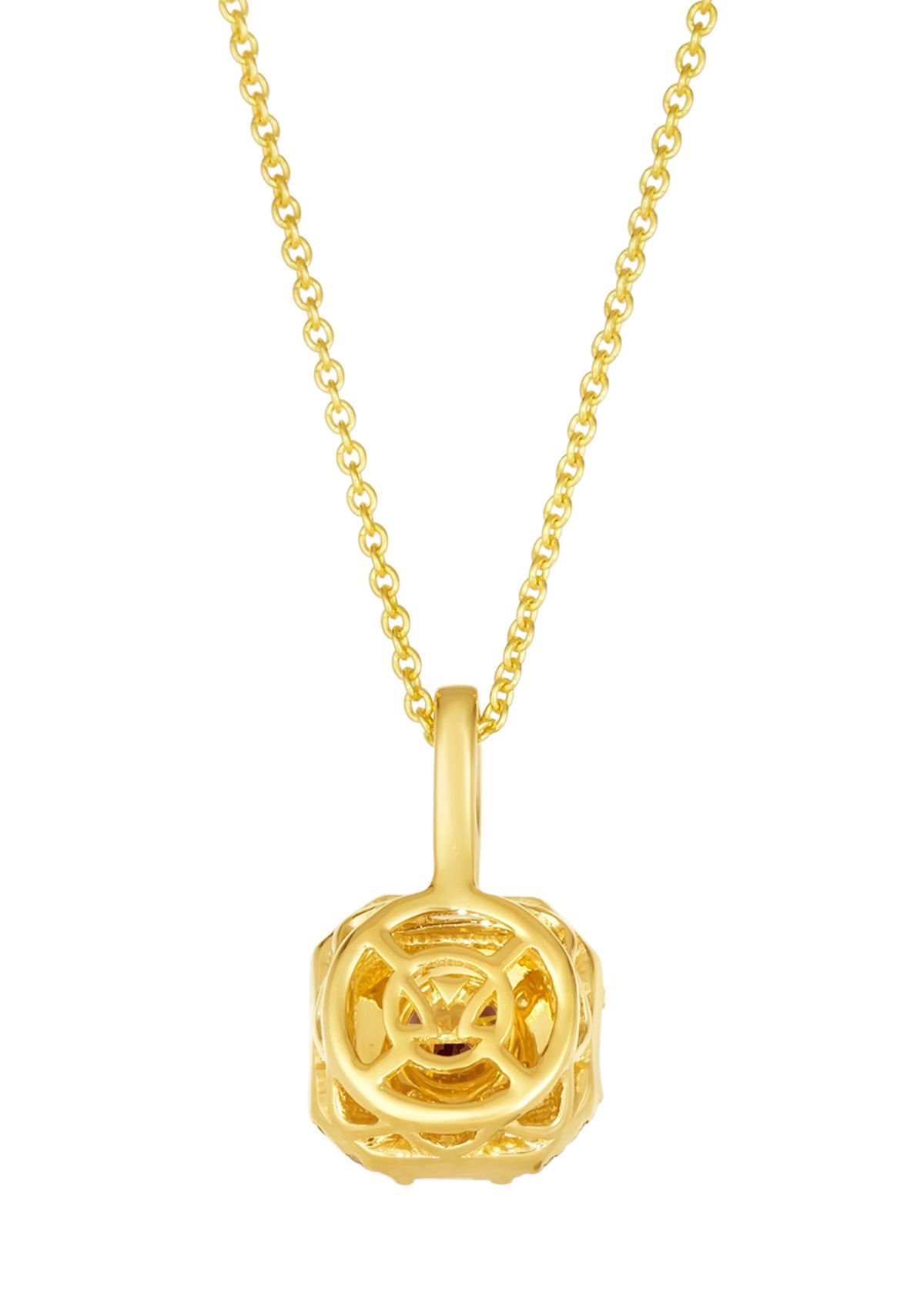 3/8 ct. t.w. Chocolate Diamonds®, 1/10 ct. t.w. Vanilla Diamonds® Chocolatier® Pendant Necklace in 14K Honey Gold™