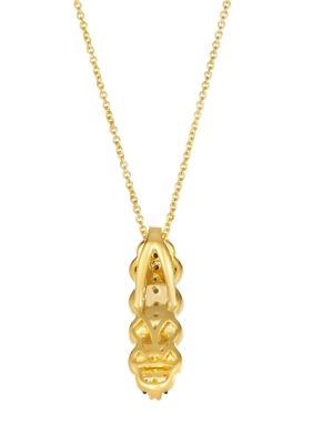 1/4 ct. t.w. Nude Diamonds™, 1/10 ct. t.w. Chocolate Diamonds® Pendant Necklace in 14K Honey Gold™