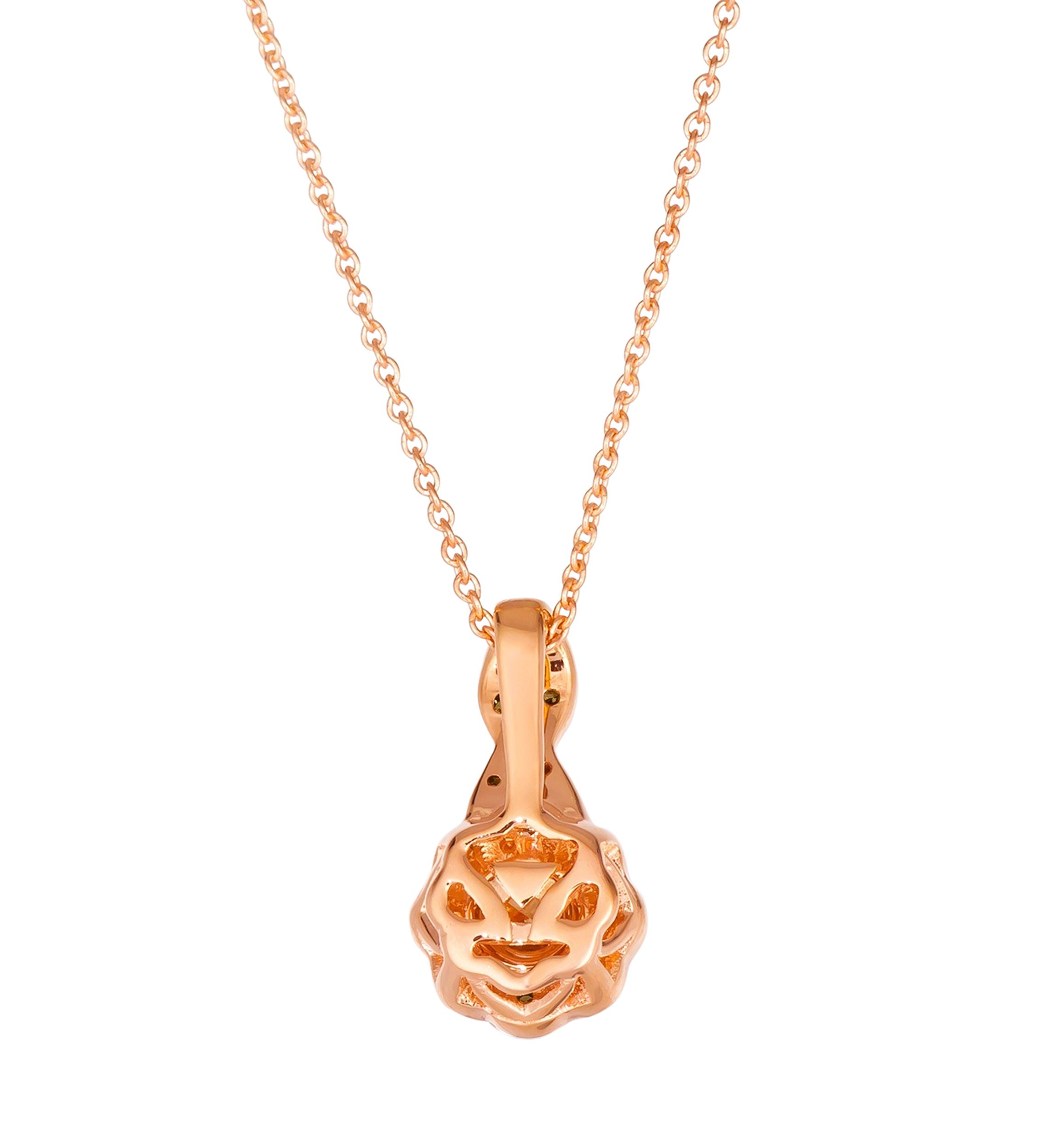 1/4 ct. t.w. Chocolate Diamonds®, 1/5 ct. t.w. Nude Diamonds™ Pendant Necklace in 14K Strawberry Gold®
