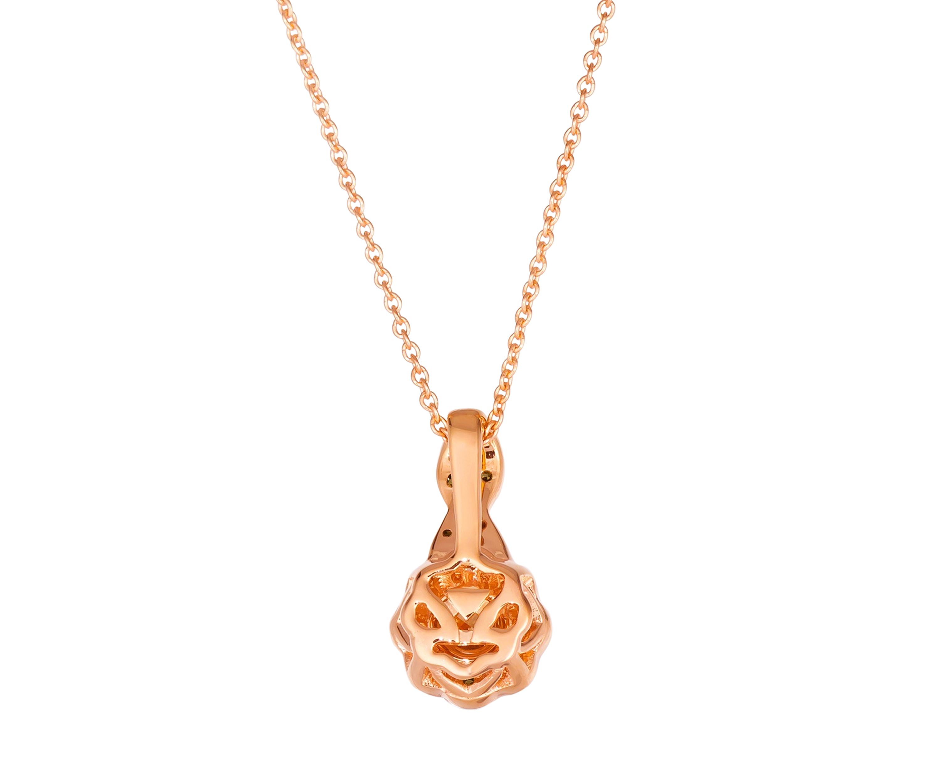 1/4 ct. t.w. Chocolate Diamonds®, 1/5 ct. t.w. Nude Diamonds™ Pendant Necklace in 14K Strawberry Gold®