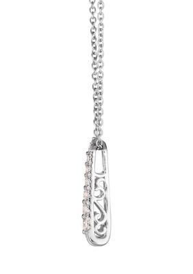 3/8 ct. t.w. Vanilla Diamonds® Couture® Drop Pendant Necklace in Platinum