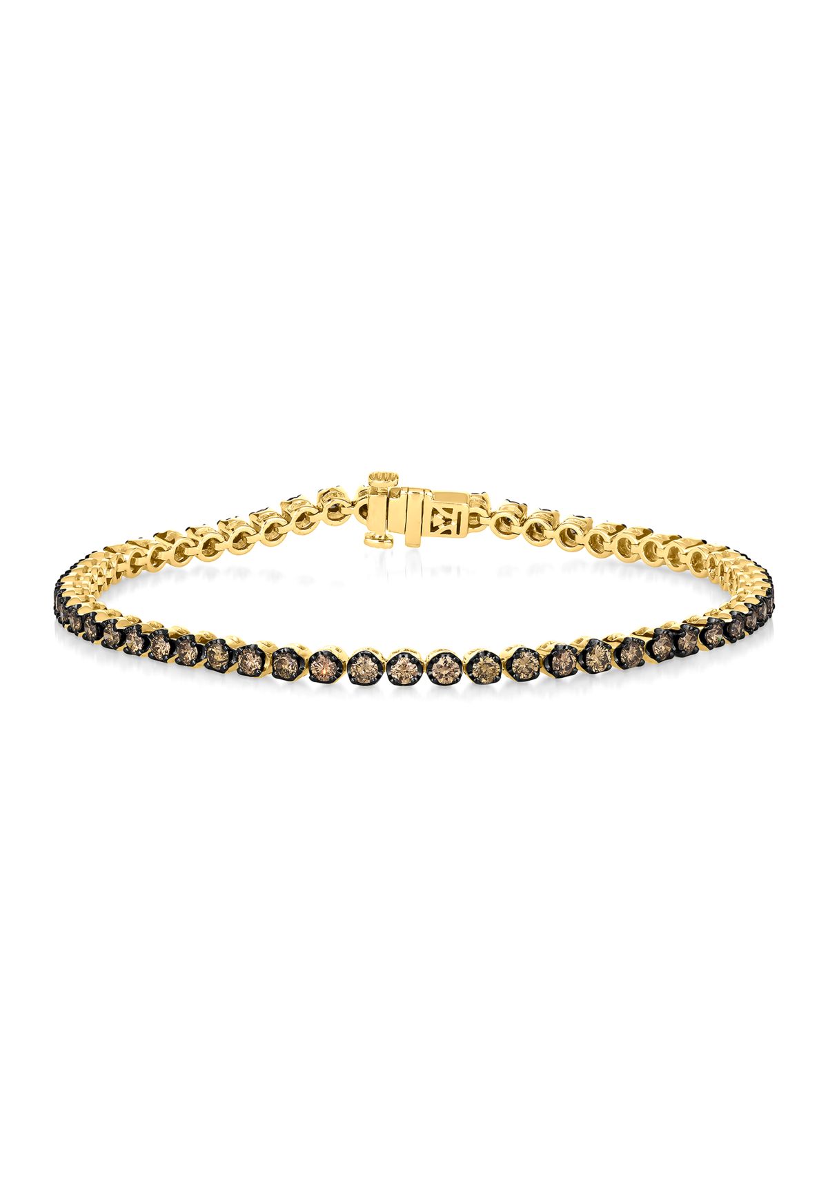 2.5 ct. t.w. Chocolate Diamonds® Chocolatier® Bracelet set in 14K Honey Gold™