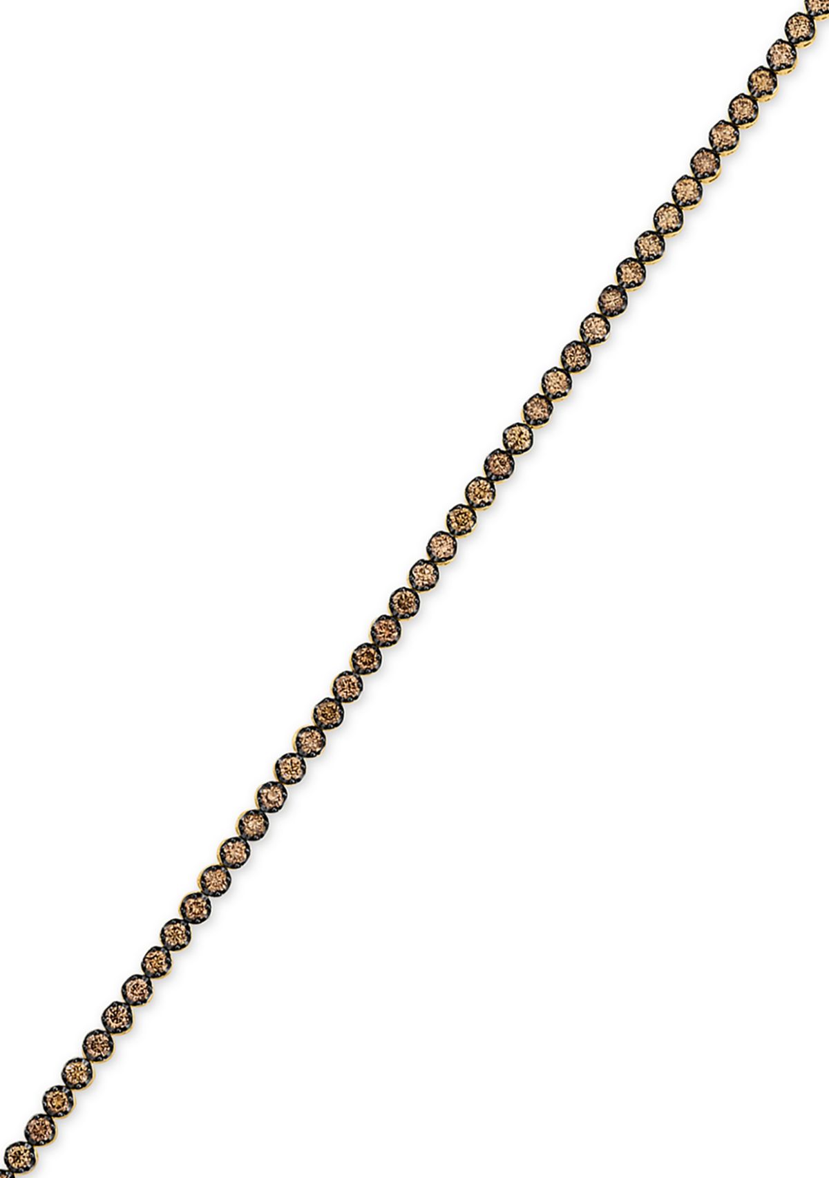 2.5 ct. t.w. Chocolate Diamonds® Chocolatier® Bracelet set in 14K Honey Gold™