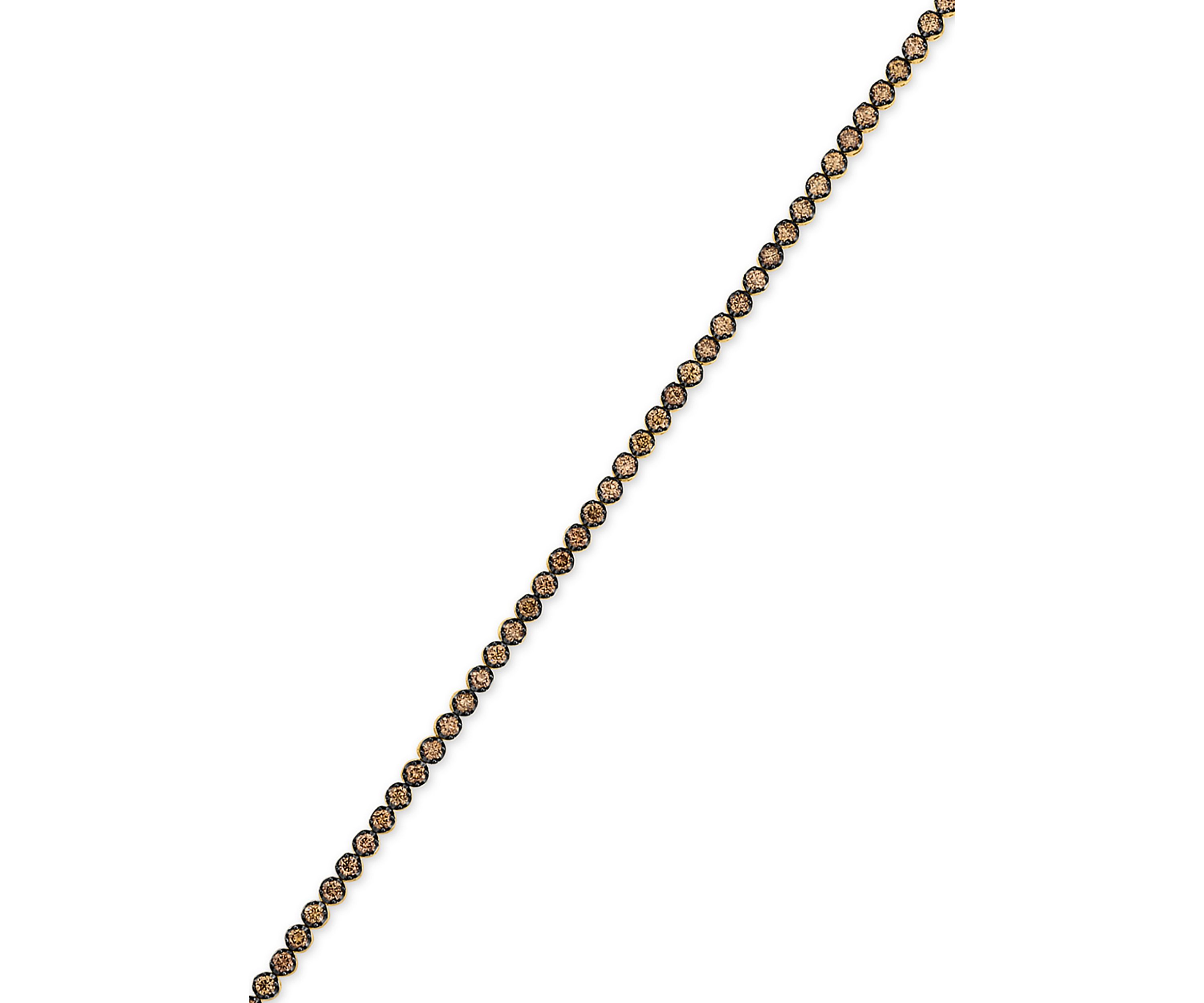 2.5 ct. t.w. Chocolate Diamonds® Chocolatier® Bracelet set in 14K Honey Gold™
