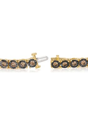 3 ct. t.w. Chocolate Diamonds® Chocolatier® Bracelet set in 14K Honey Gold™