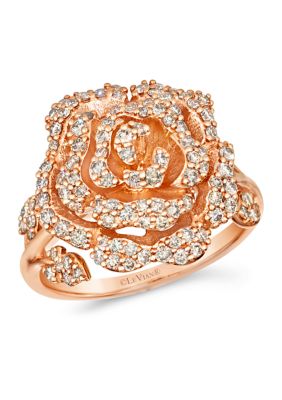 7/8 ct. t.w. Nude Diamonds™ Ring in 14K Strawberry Gold®