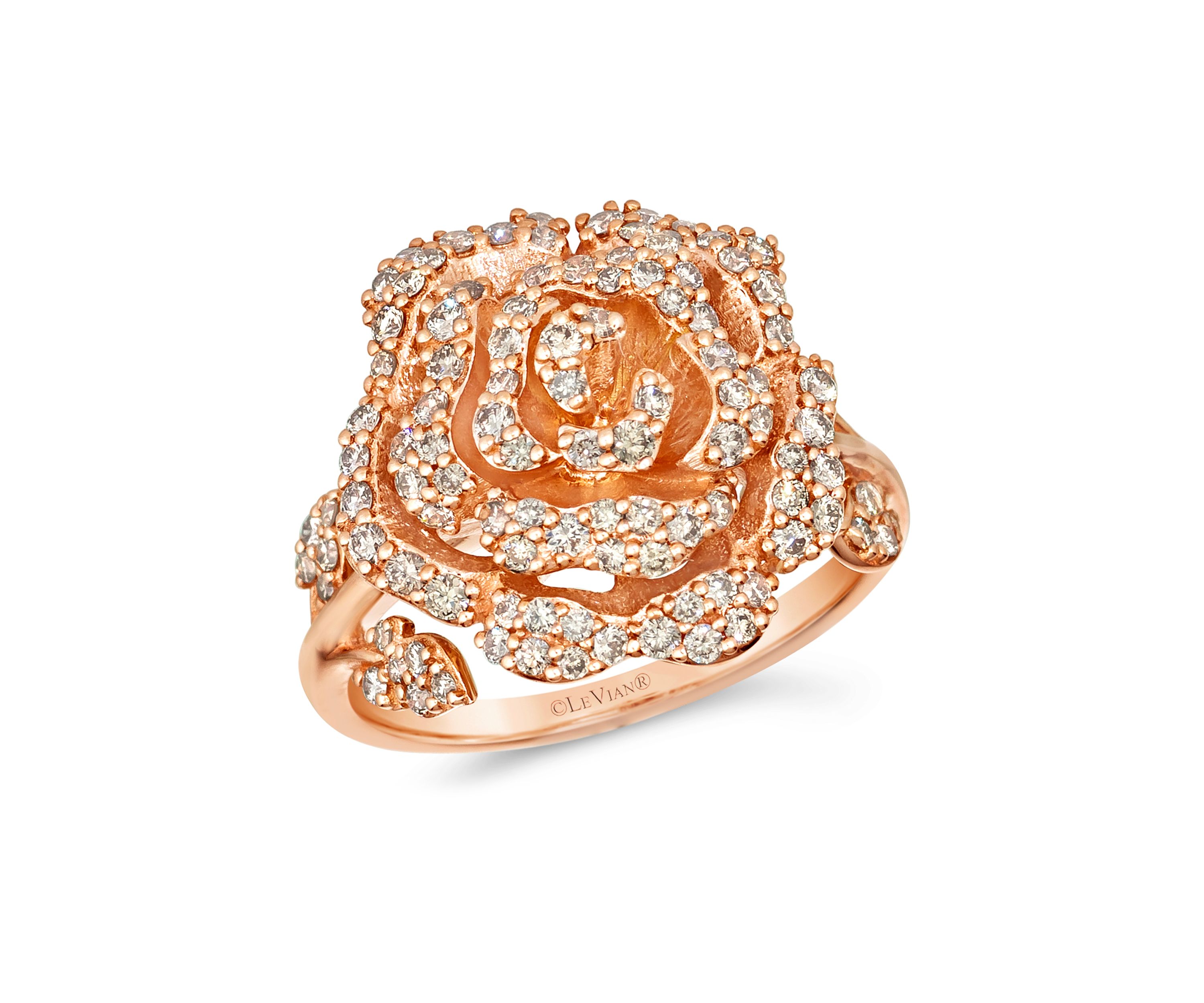 7/8 ct. t.w. Nude Diamonds™ Ring in 14K Strawberry Gold®