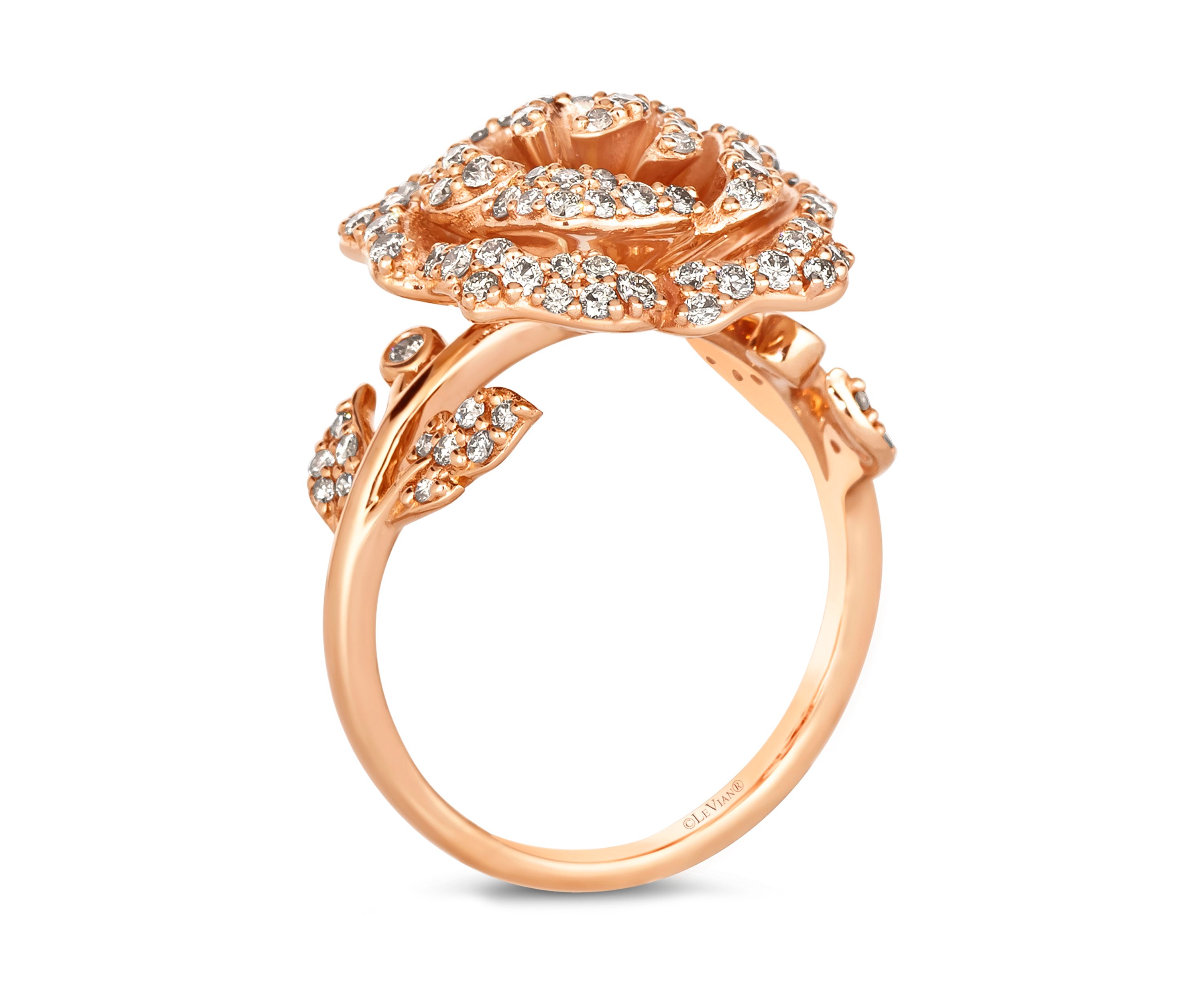 7/8 ct. t.w. Nude Diamonds™ Ring in 14K Strawberry Gold®