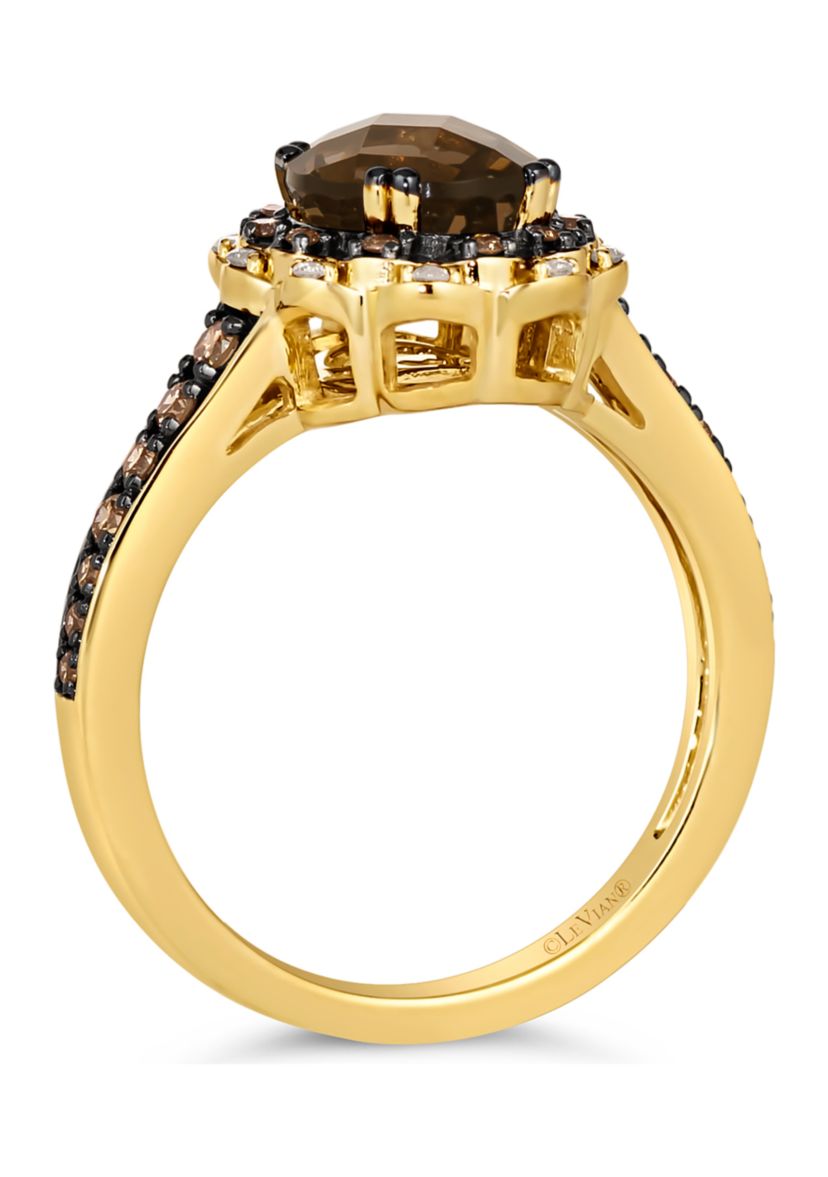  Ring featuring 1/3 ct. t.w. Chocolate Diamonds®, 1/15 ct. t.w. Nude Diamonds™ set in 14K Honey Gold™