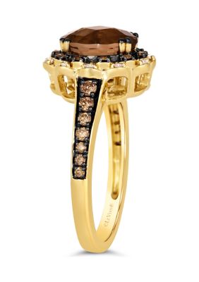  Ring featuring 1/3 ct. t.w. Chocolate Diamonds®, 1/15 ct. t.w. Nude Diamonds™ set in 14K Honey Gold™