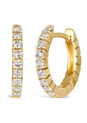 Earrings featuring 1/3 ct. t.w. Nude Diamonds™ set in 14K Honey Gold™