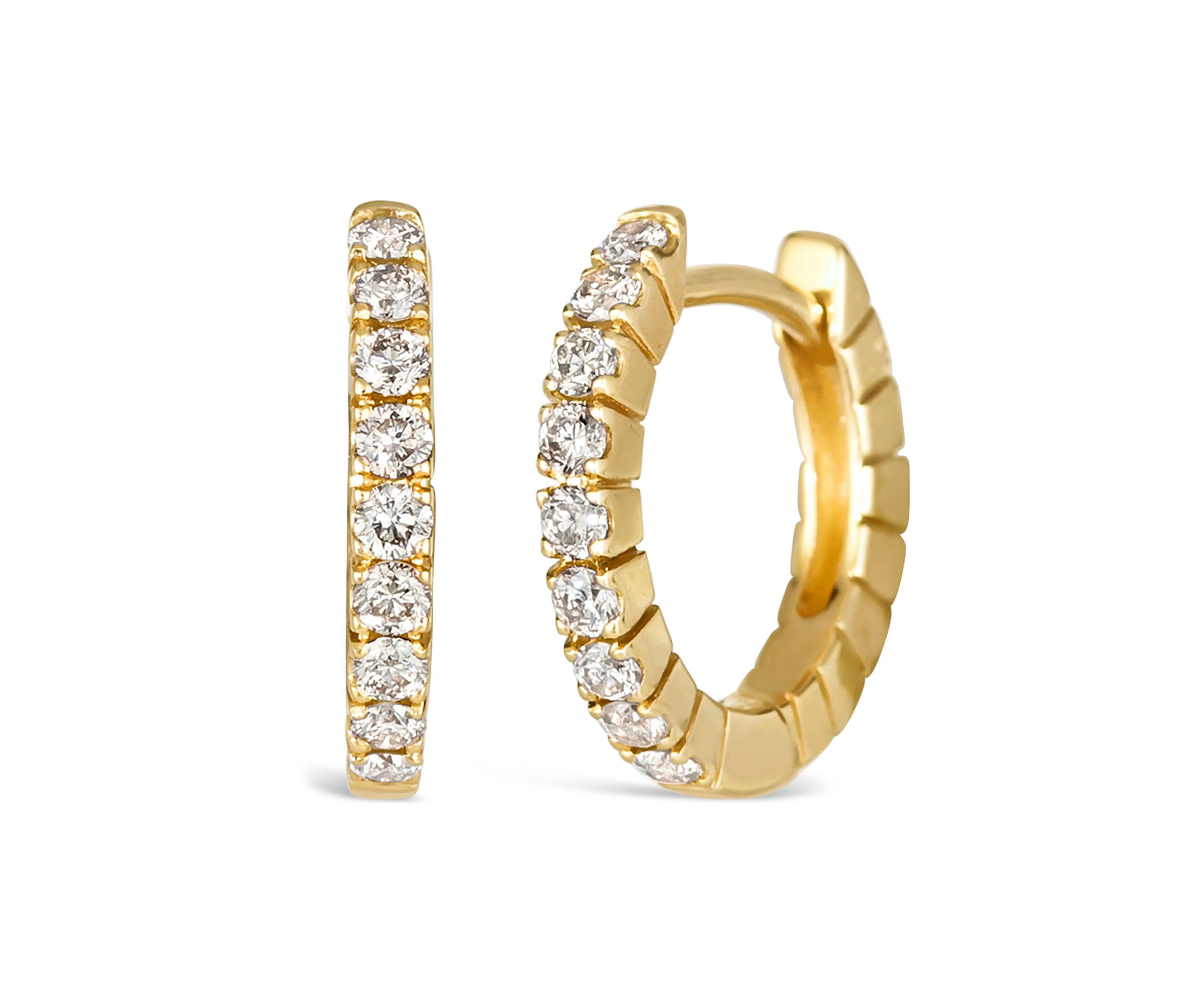 Earrings featuring 1/3 ct. t.w. Nude Diamonds™ set in 14K Honey Gold™