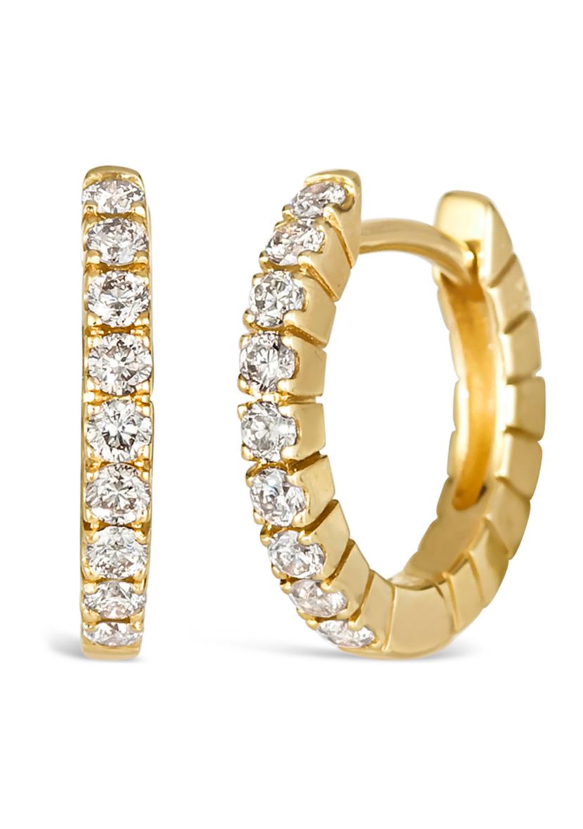 Earrings featuring 1/3 ct. t.w. Nude Diamonds™ set in 14K Honey Gold™