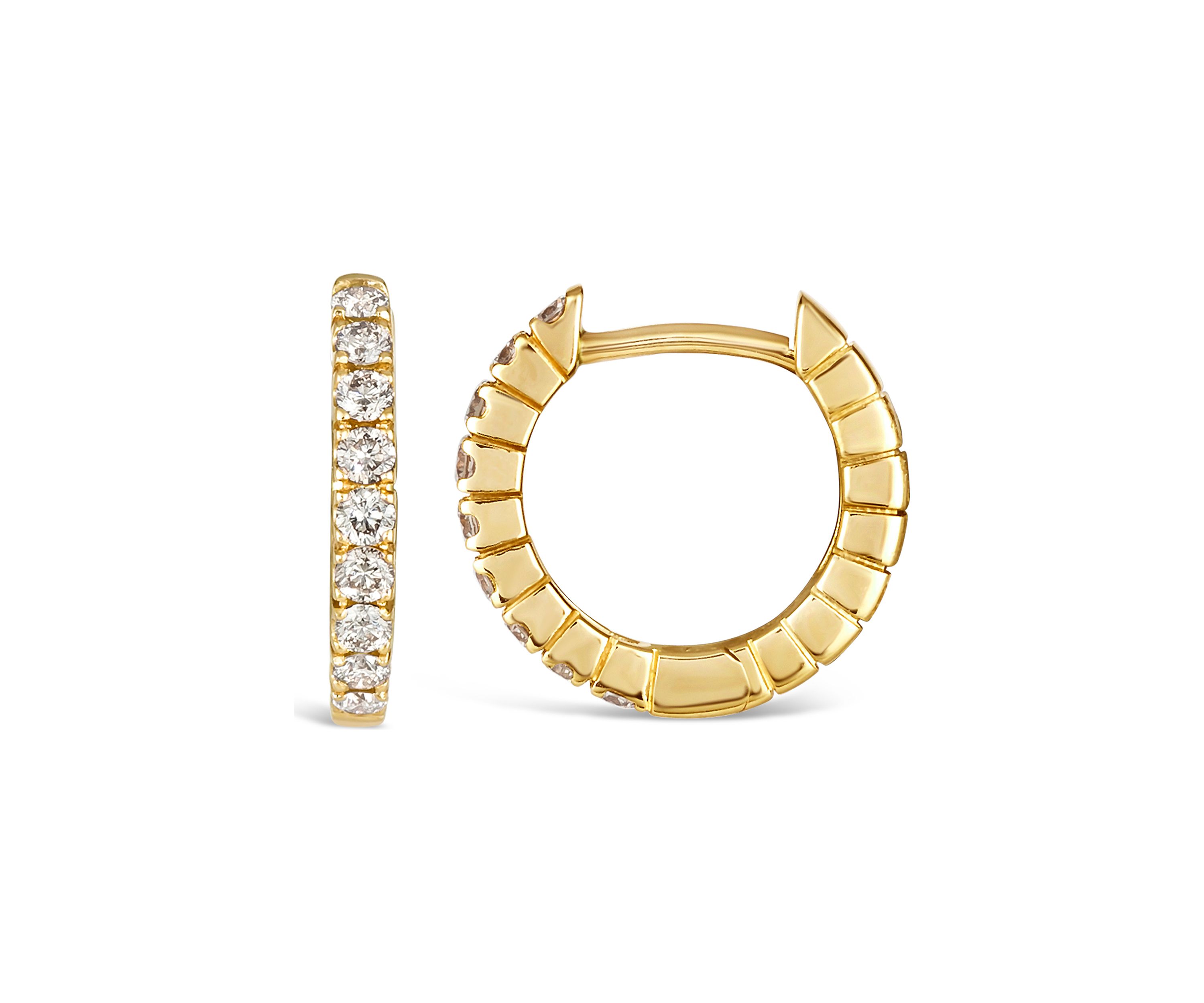 Earrings featuring 1/3 ct. t.w. Nude Diamonds™ set in 14K Honey Gold™