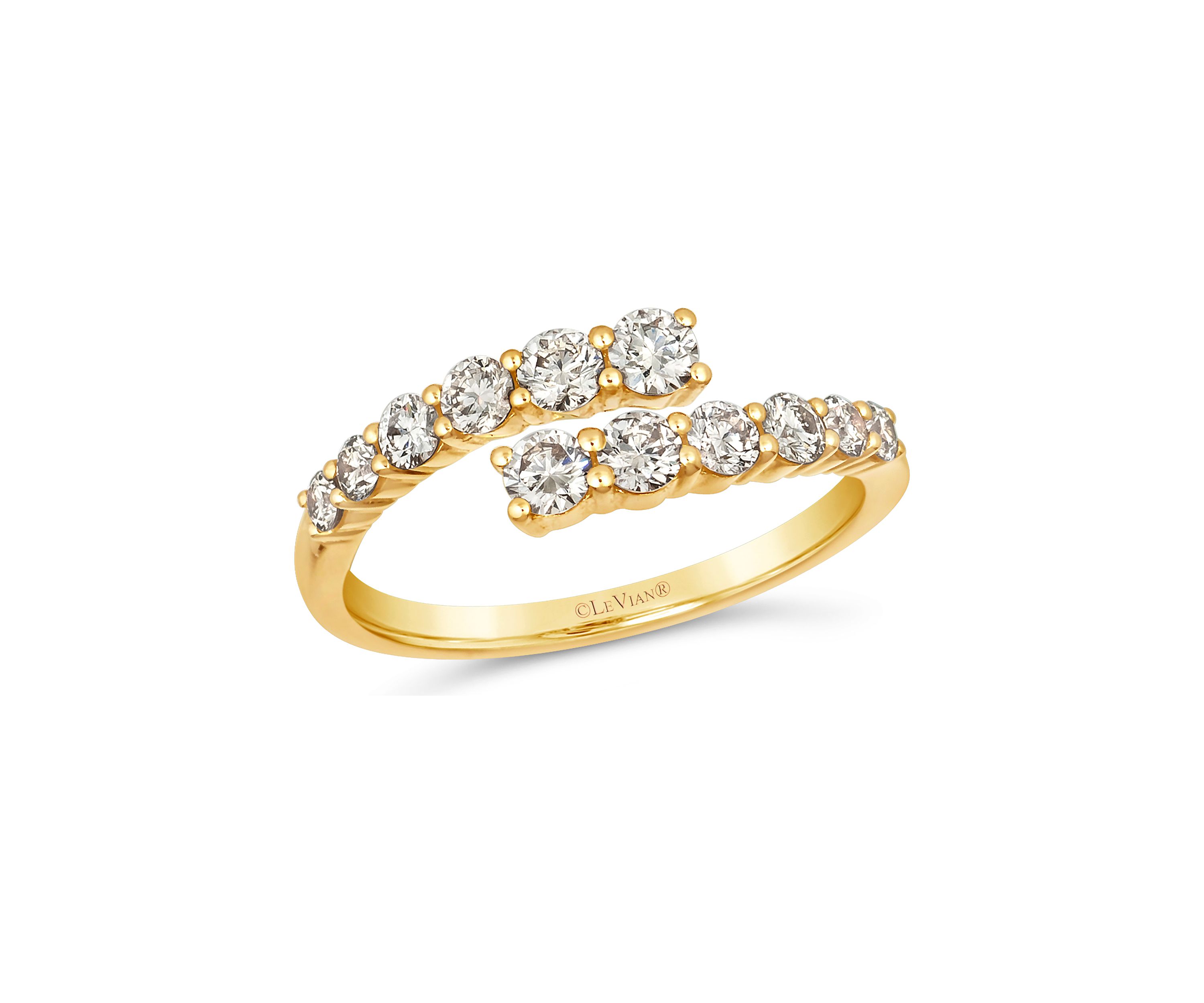 Ring featuring 3/4 ct. t.w. Nude Diamonds™ set in 14K Honey Gold™