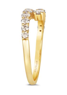  Ring featuring 3/4 ct. t.w. Nude Diamonds™ set in 14K Honey Gold™