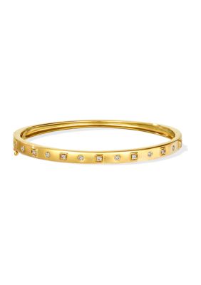 Bangle featuring 1/3 ct. t.w. Nude Diamonds™ set in 14K Honey Gold™