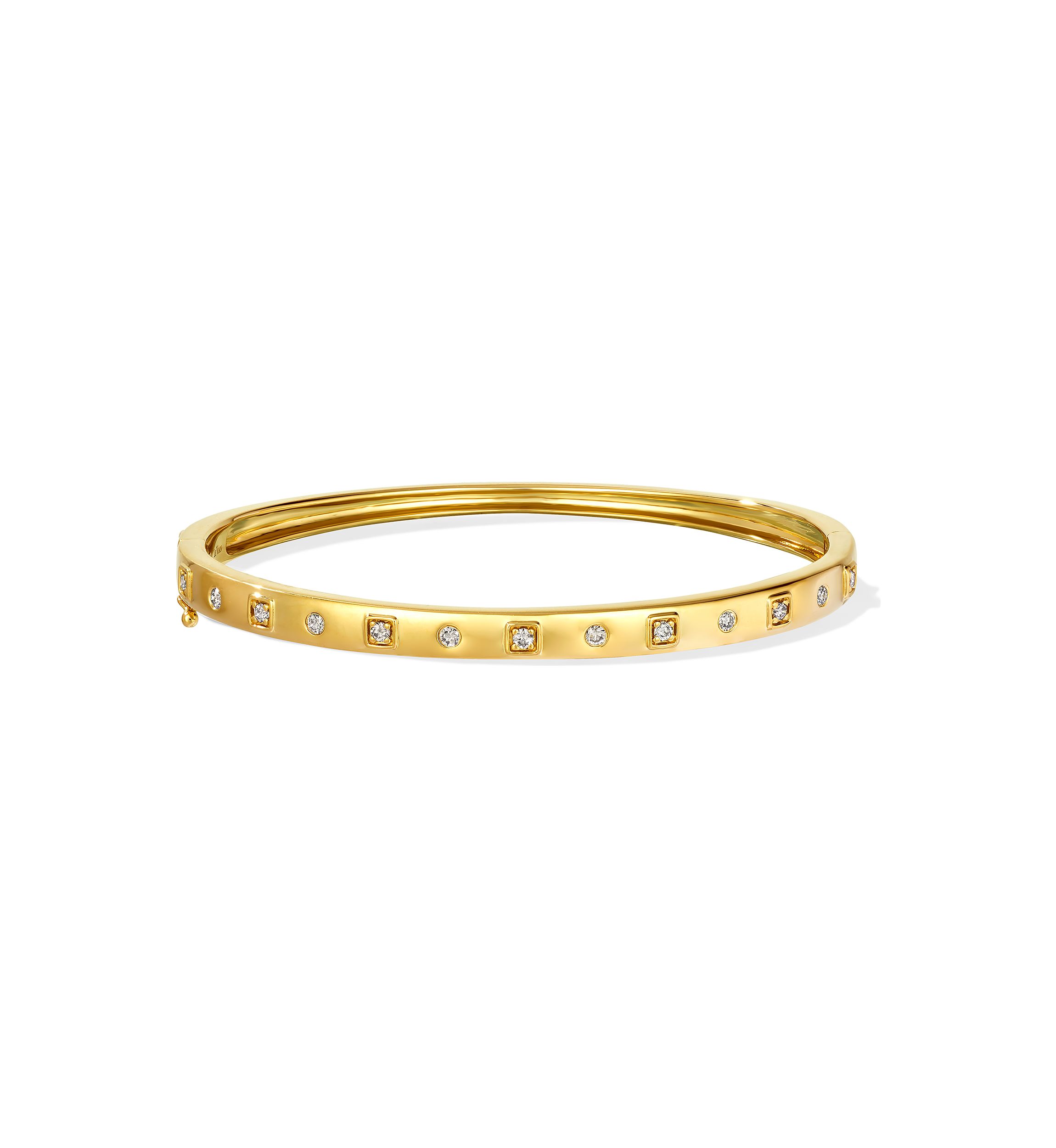 Bangle featuring 1/3 ct. t.w. Nude Diamonds™ set in 14K Honey Gold™