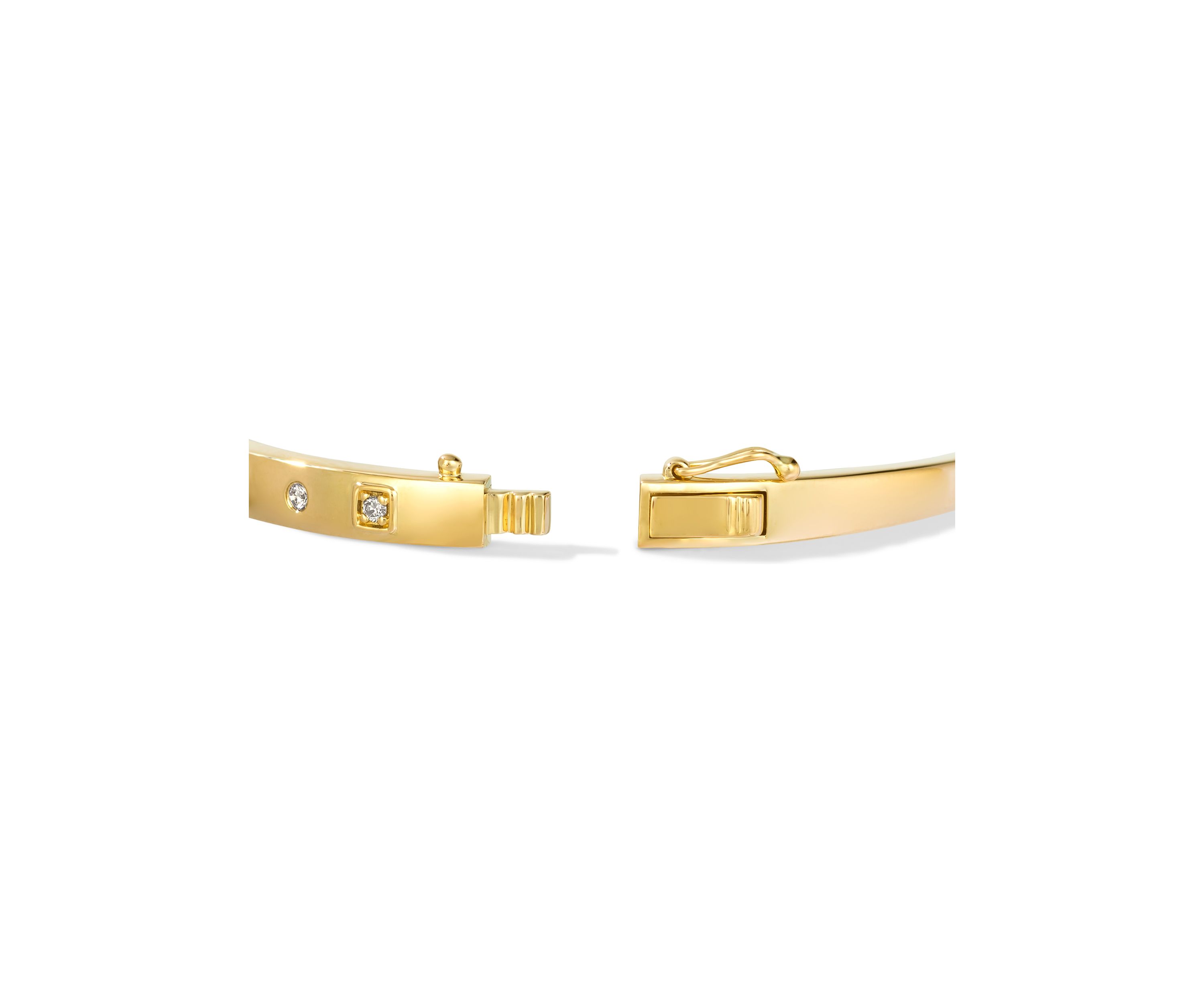 Bangle featuring 1/3 ct. t.w. Nude Diamonds™ set in 14K Honey Gold™